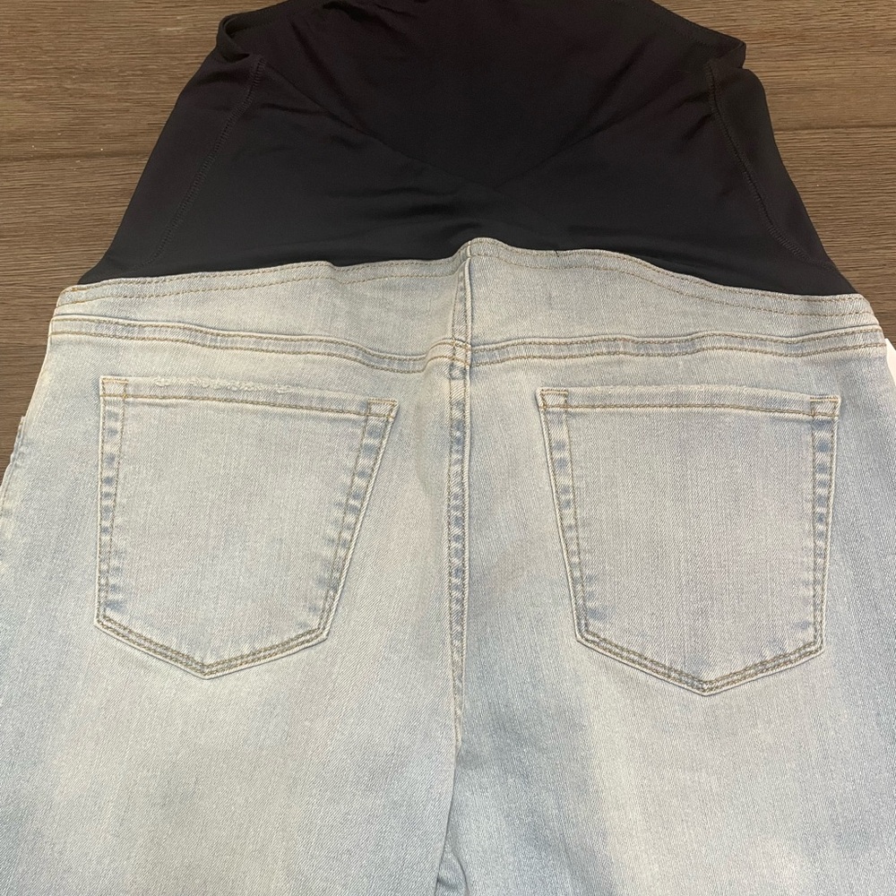 NWT Isabel Maternity Flare Jeans Crossover Panel Women’s Size 8 - Picture 5 of 6
